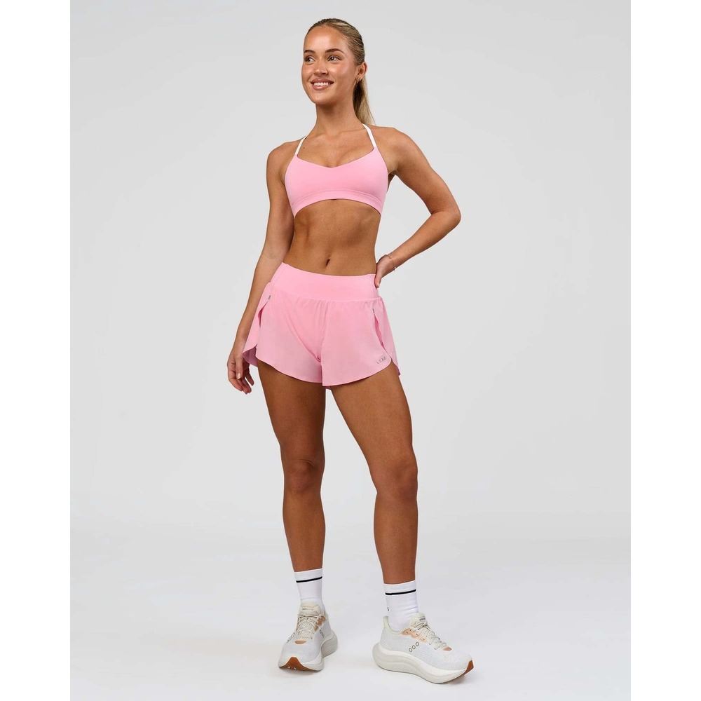 LSKD Infinity Sports Bra Pink Rose Low Support V-Neck Womens Medium NEW NWT - Picture 8 of 16